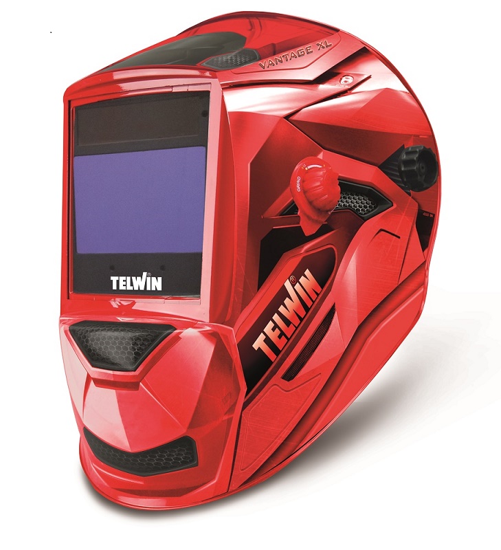 Telwin Vantage Red XL automata fényresötétedő hegesztő fejpajzs