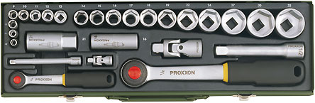 Proxxon 1/4"-1/2" 27 R. 6-32 MM Kulcskészlet 23.020