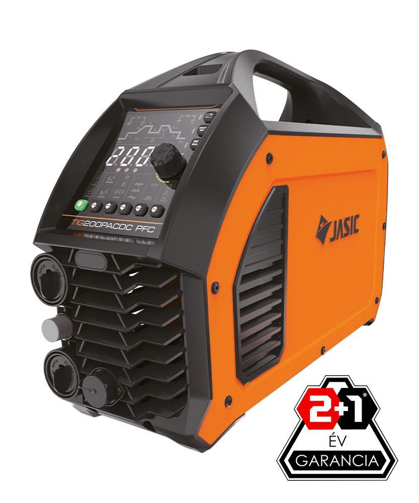 Jasic EVO20 TIG 200P AC/DC PFC (E2S22) LCD inverteres hegesztőgép