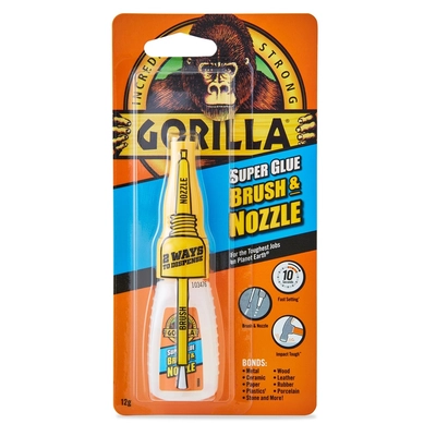 Gorilla Super Glue Brush & Nozzle ecsetes pillanatragasztó 12g