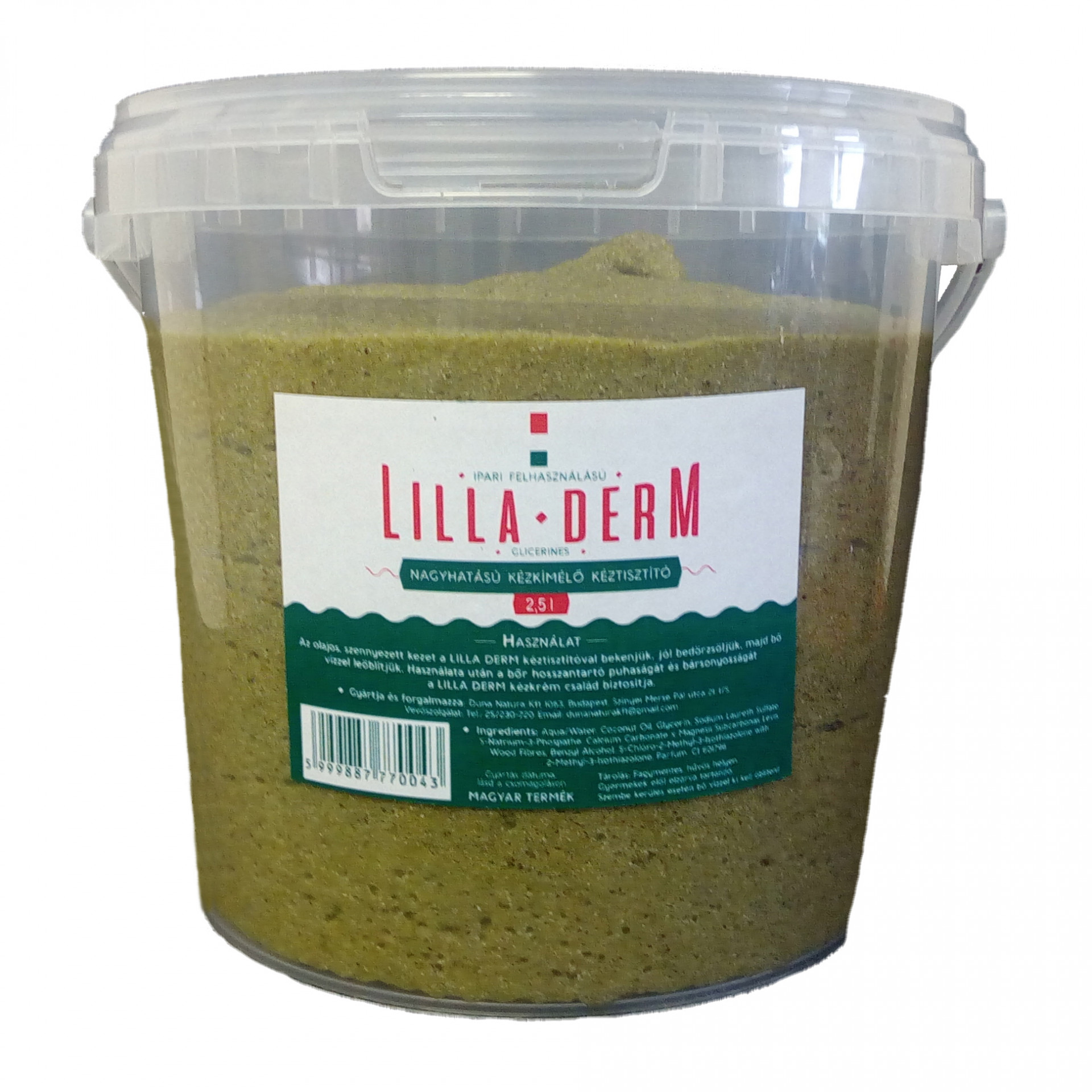 Lilla Derm nagyhatású kézkímélő kéztisztító, 2.5 l